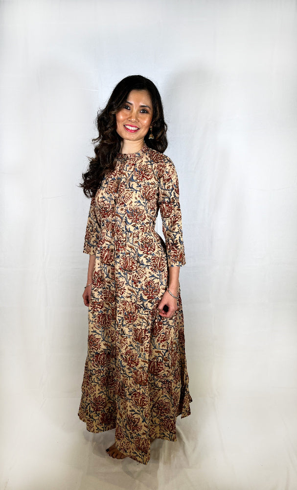 cotton kalamkari dress