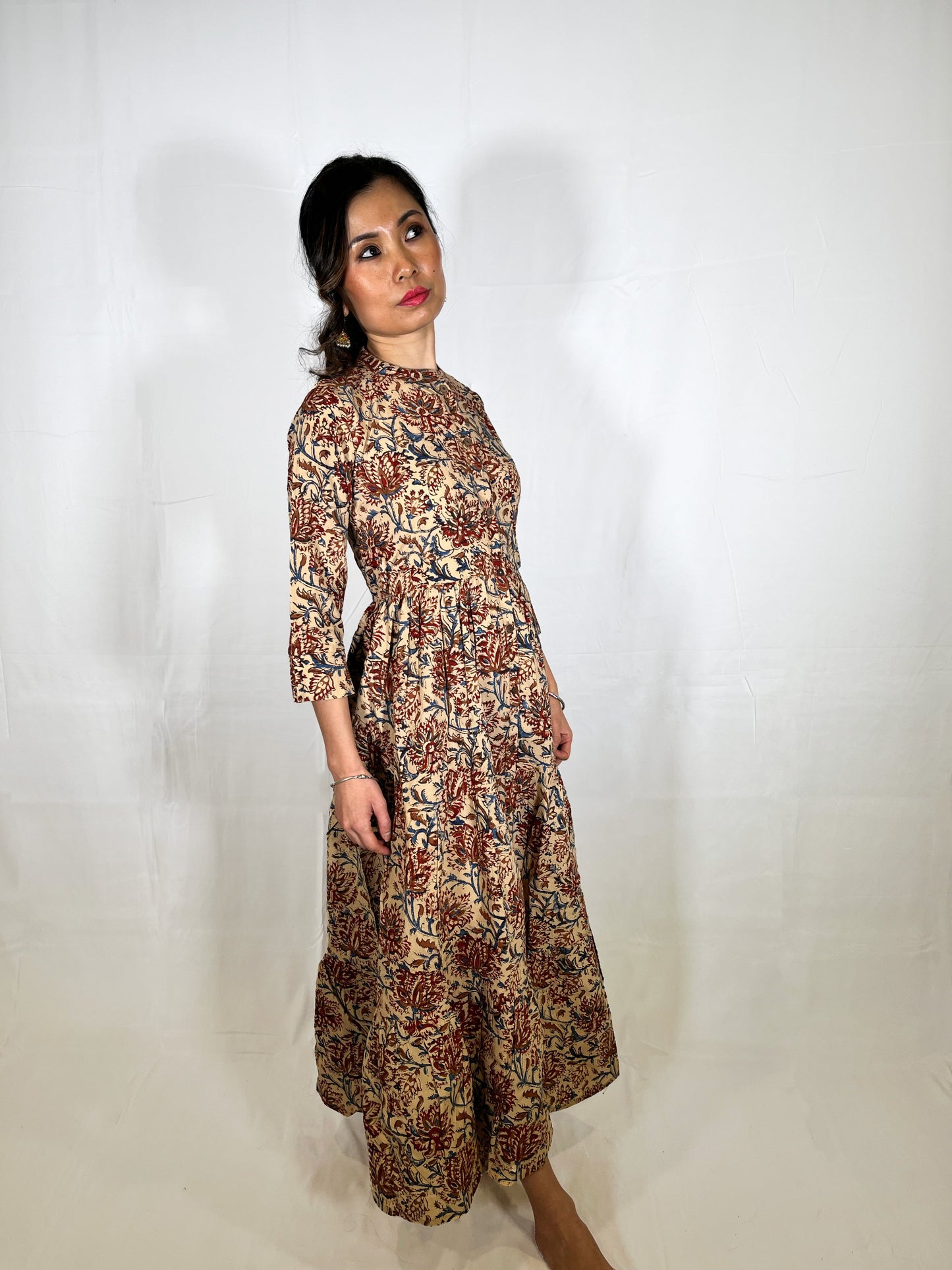 cotton kalamkari dress