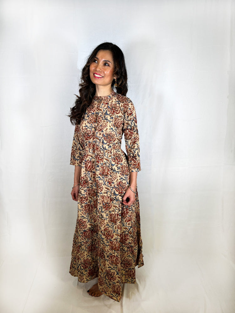 cotton kalamkari dress