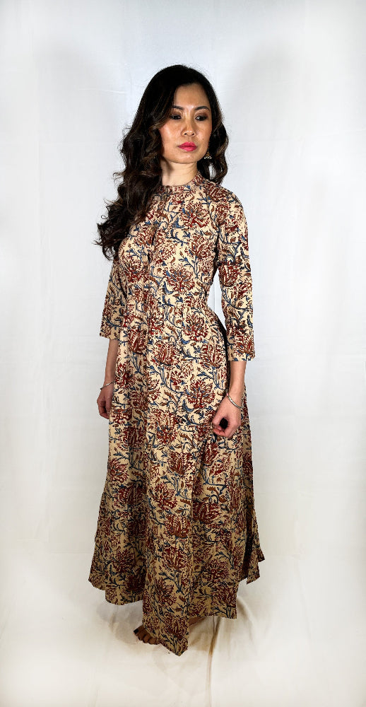 cotton kalamkari dress