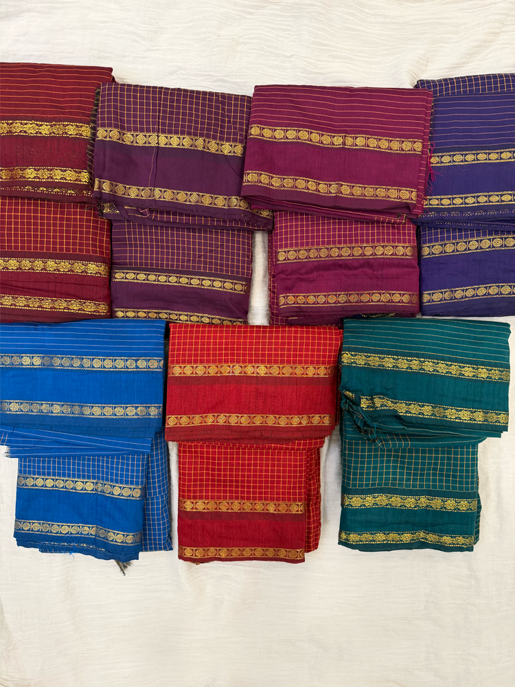 Arani polycotton dance practice saree