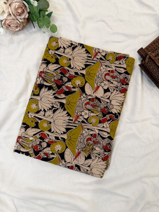 Kalamkari cotton saree