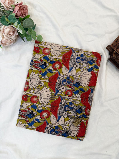 Kalamkari cotton saree