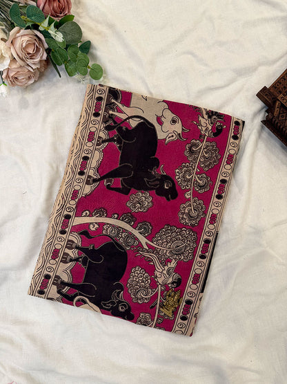 kalamkari cotton saree