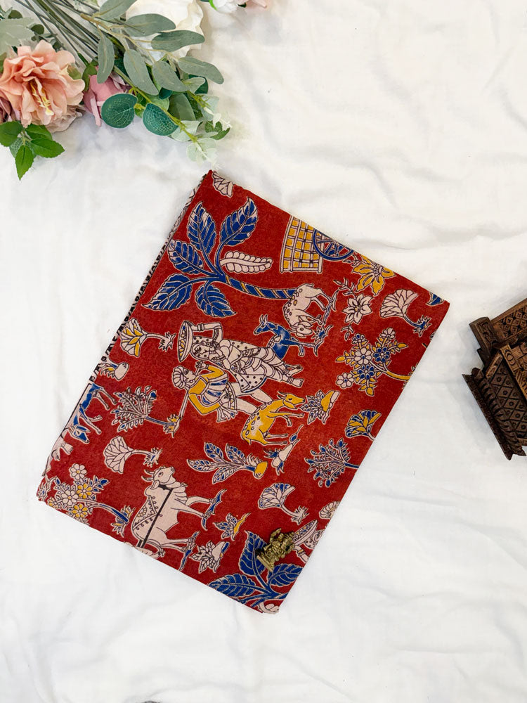 Kalamkari cotton saree