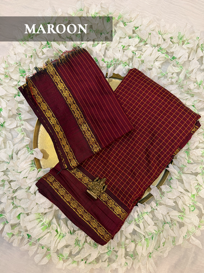 Arani polycotton dance practice saree