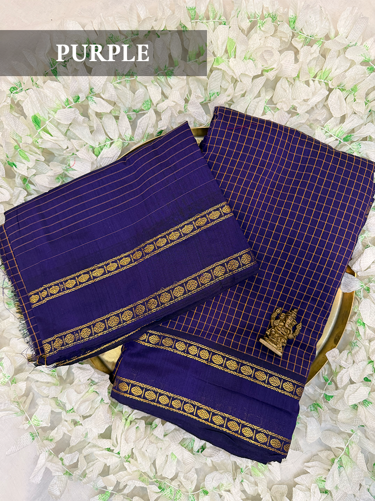 Arani polycotton dance practice saree