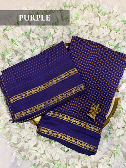 Arani polycotton dance practice saree