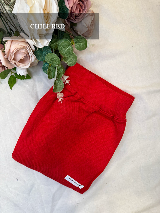 Free size chili red leggings