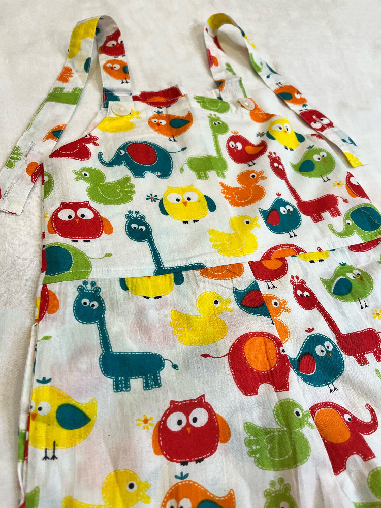 Cotton animal printed kids romper & jumpsuit