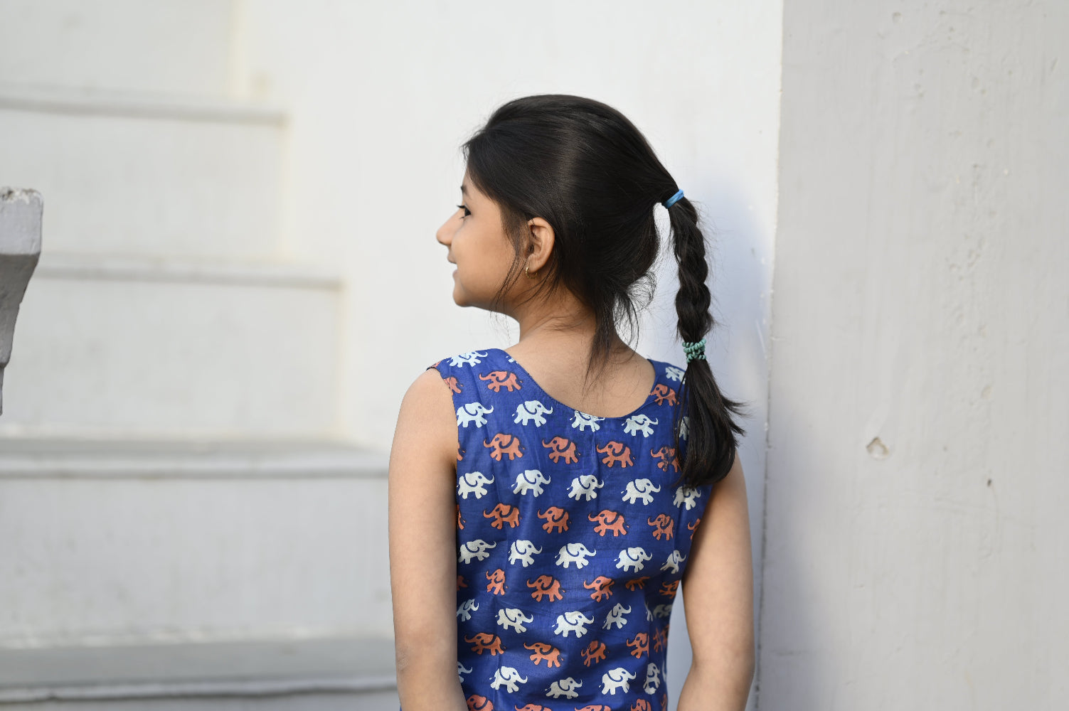 Cotton animal printed girls co-ords set