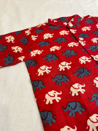 Cotton boys button down shirt