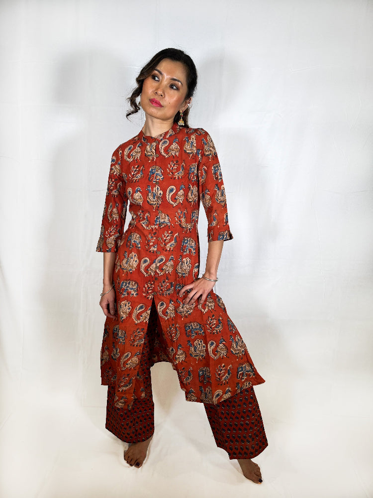 Kurti and palazzo pants set