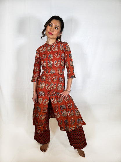 Kurti and palazzo pants set