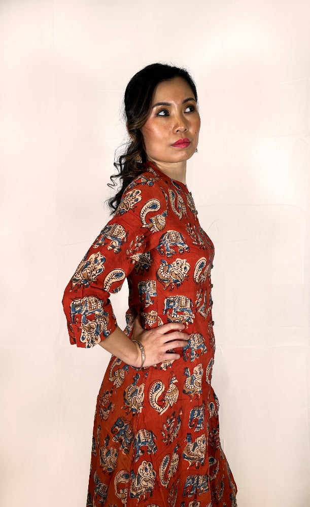 Kurti and palazzo pants set