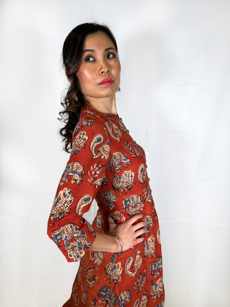 Kurti and palazzo pants set