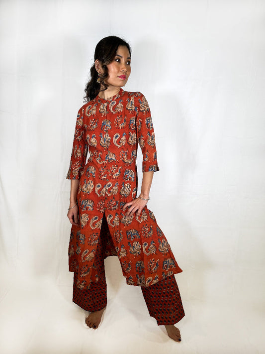 Kurti and palazzo pants set