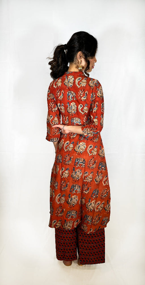 Kurti and palazzo pants set