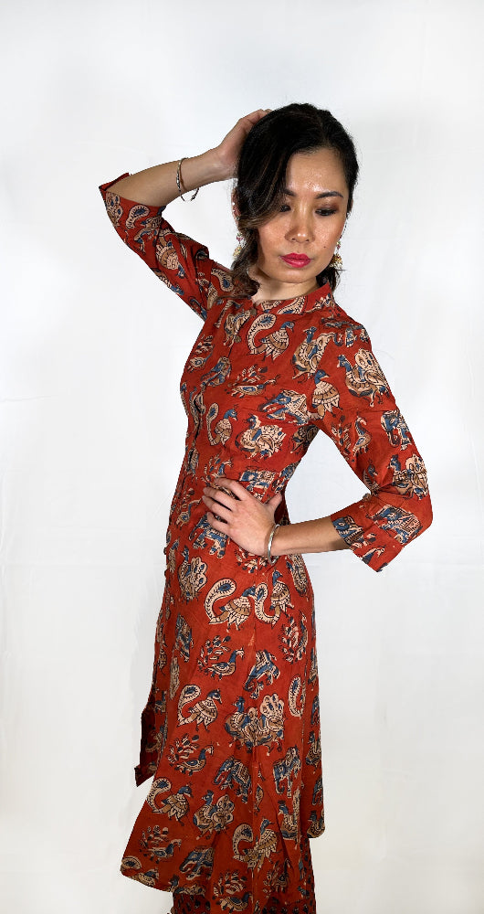 Kurti and palazzo pants set