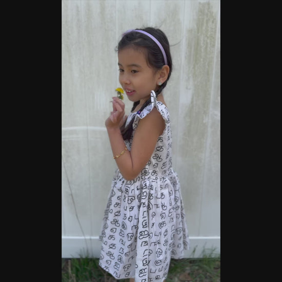 kids dress, cotton dress for girls