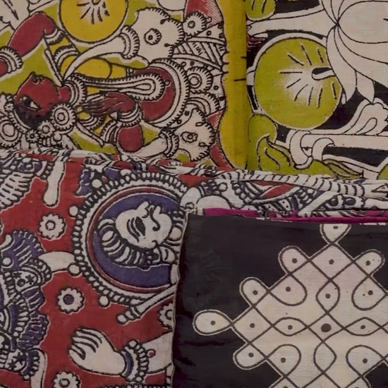 Kalamkari cotton saree