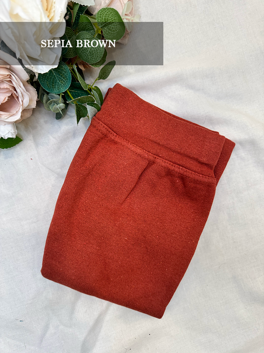 Free size sepia brown leggings