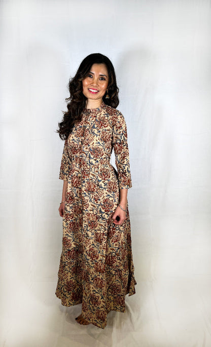 cotton kalamkari dress